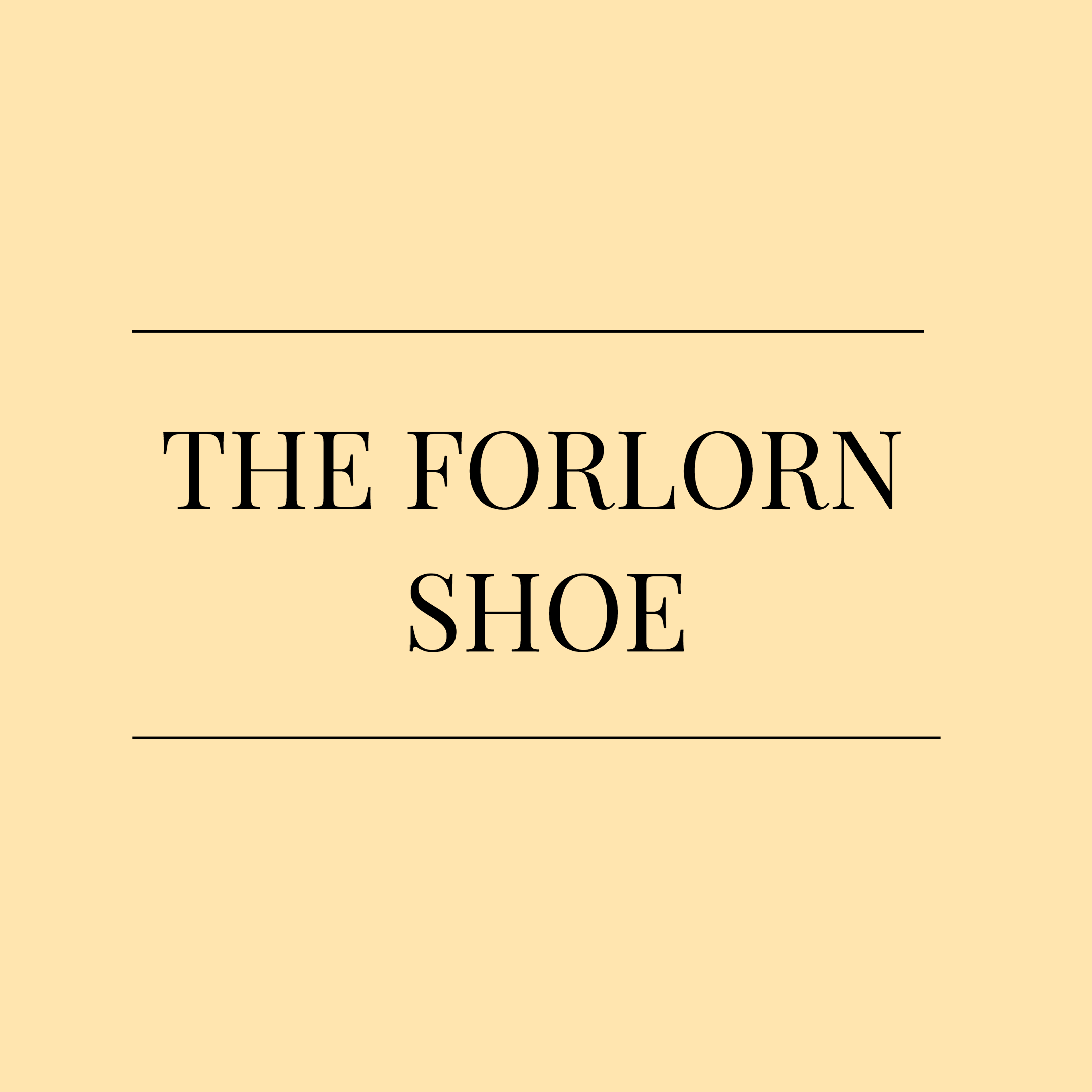 The Forlorn Shoe